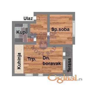 Odličan dvosoban stan na Telepu! 41m2